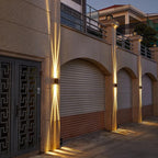 Amtn Club | Modern Waterproof LED Outdoor Wall Light – Rectangular Up/Down Aluminum Fixture