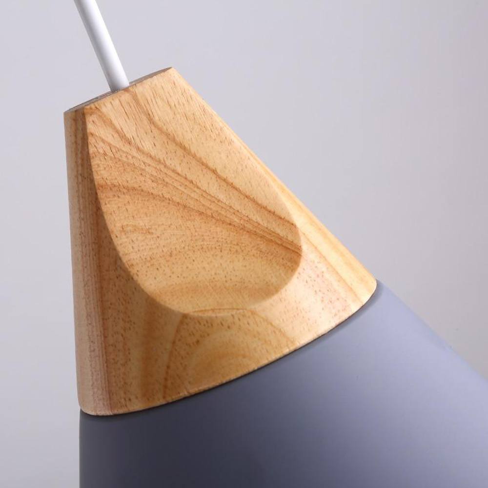 Koadclo | Minimalist Wooden Pendant Light – NordicLight Scandinavian Ceiling Lamp