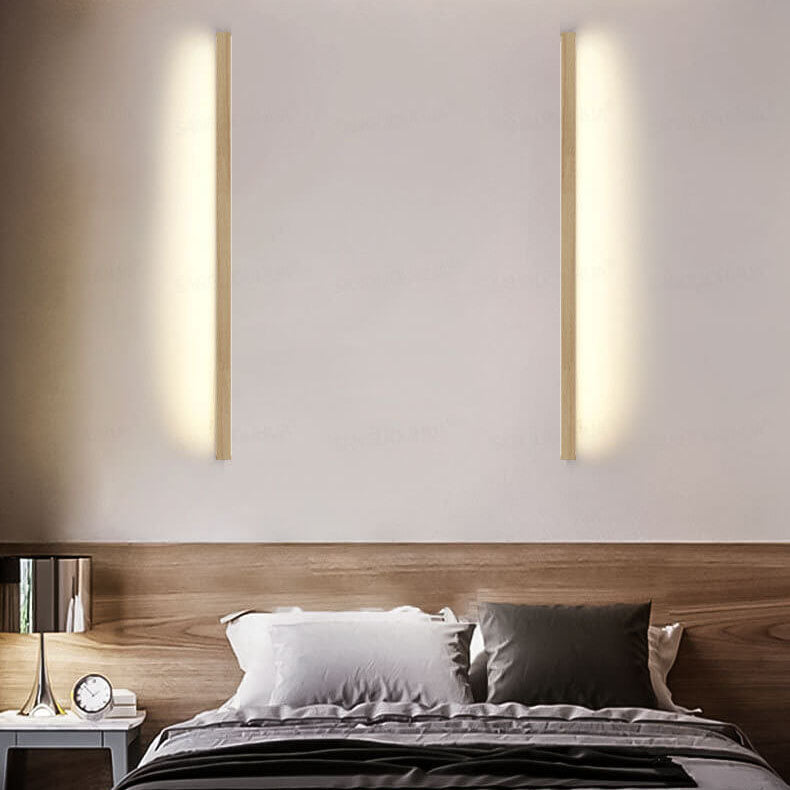 Koadclo | ZenBeam Japanese LED Wall Light - Solid Wood Modern Accent Lighting