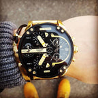 Koadclo | Stainless Steel Chronograph Quartz Watch – Premium Analog Sport Wristwatch for Men