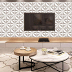 Koadclo | Square Interior Wall Cladding – Peel and Stick Texture Effect Wall Panels