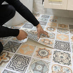 Koadclo | Multi-Tonal Vinyl Plank Flooring – Peel and Stick Porcelain Tile Look for Kitchen & Bath