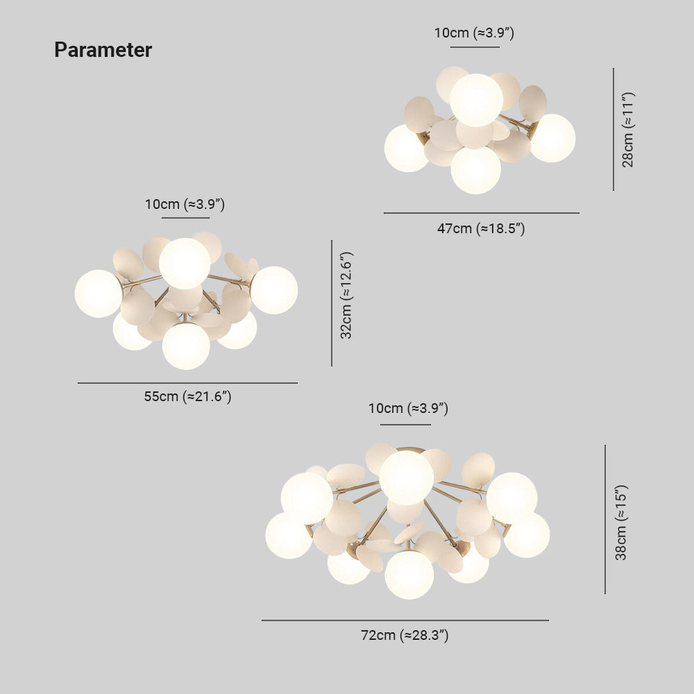 Koadclo | Flower Branch Chandelier for Living Room