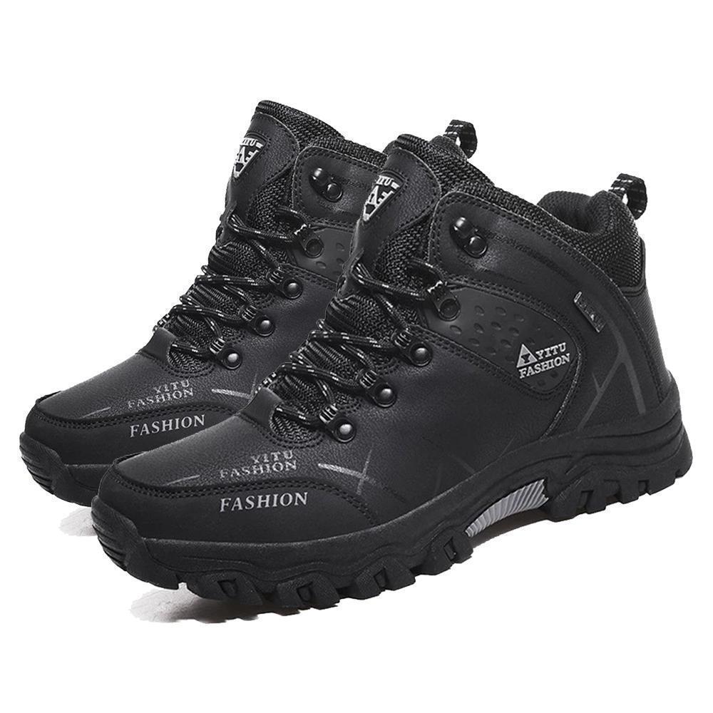 Koadclo | Men's Hiking Shoes with Fur – Winter Waterproof Boots for Outdoor Adventure