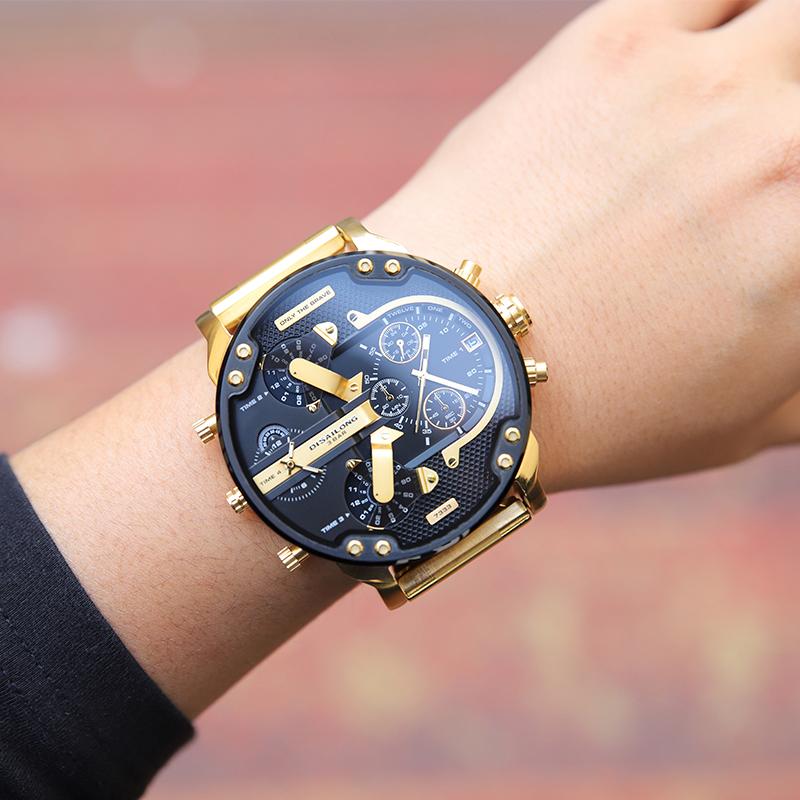 Koadclo | Stainless Steel Chronograph Quartz Watch – Premium Analog Sport Wristwatch for Men
