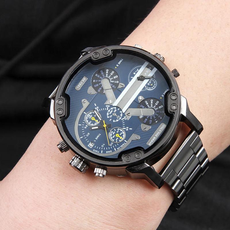 Koadclo | Stainless Steel Chronograph Quartz Watch – Premium Analog Sport Wristwatch for Men