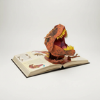 Koadclo | 3D Pop-up Book Dinosaurs – Interactive Pop-Up Book for Kids with Prehistoric Scenes