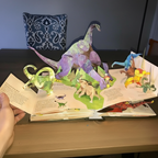Koadclo | 3D Pop-up Book Dinosaurs – Interactive Pop-Up Book for Kids with Prehistoric Scenes