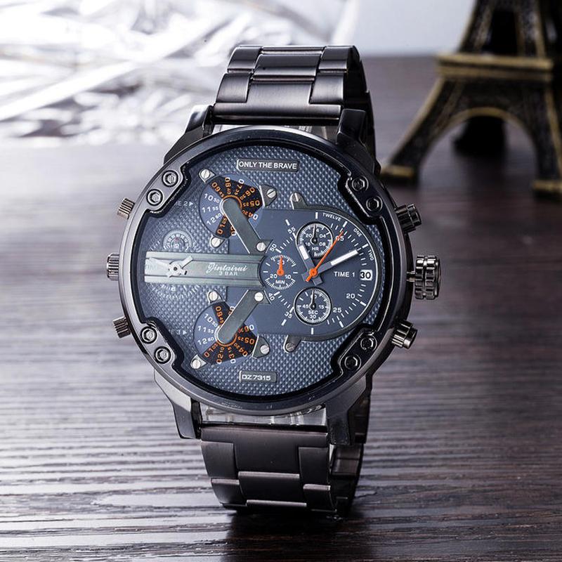 Koadclo | Stainless Steel Chronograph Quartz Watch – Premium Analog Sport Wristwatch for Men