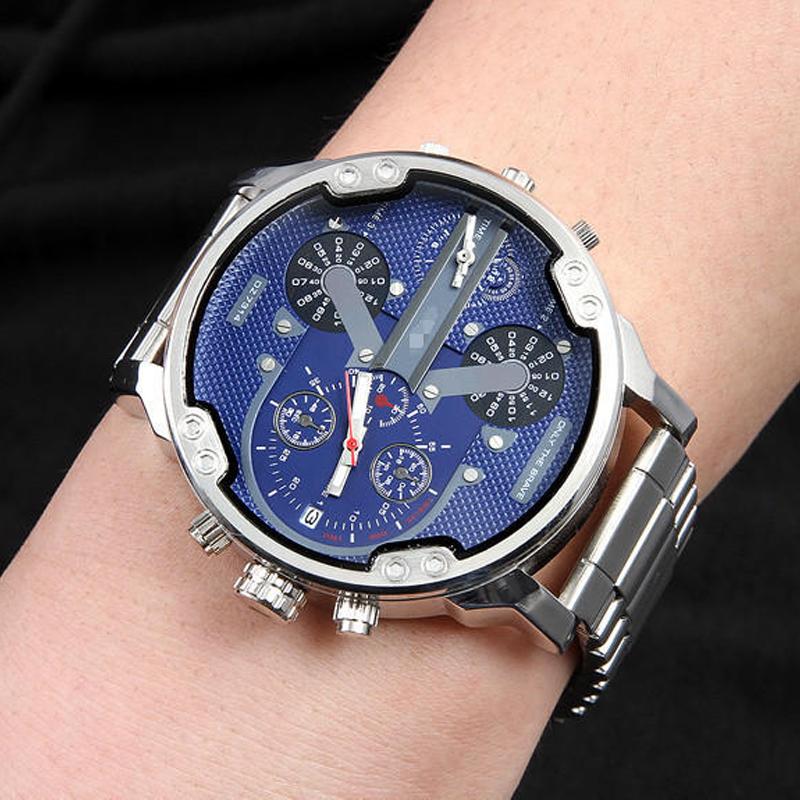 Koadclo | Stainless Steel Chronograph Quartz Watch – Premium Analog Sport Wristwatch for Men