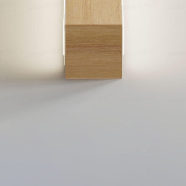 Koadclo | ZenBeam Japanese LED Wall Light - Solid Wood Modern Accent Lighting