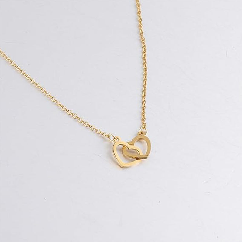 Koadclo | Heart Necklace with Rotating Rose Gift Box – Romantic Jewelry Set for Her