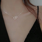 Koadclo | Heart Necklace with Rotating Rose Gift Box – Romantic Jewelry Set for Her