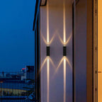 Amtn Club | Modern Waterproof LED Outdoor Wall Light – Rectangular Up/Down Aluminum Fixture