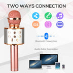 Koadclo | Rechargeable Wireless Bluetooth Karaoke Microphone