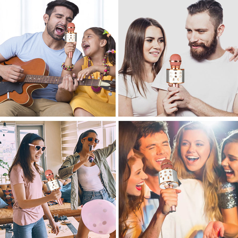 Koadclo | Rechargeable Wireless Bluetooth Karaoke Microphone