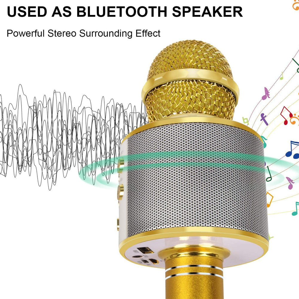 Koadclo | Rechargeable Wireless Bluetooth Karaoke Microphone