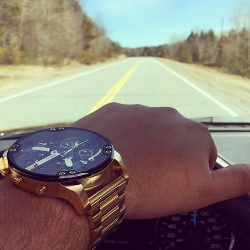 Koadclo | Stainless Steel Chronograph Quartz Watch – Premium Analog Sport Wristwatch for Men