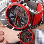Koadclo | Stainless Steel Chronograph Quartz Watch – Premium Analog Sport Wristwatch for Men