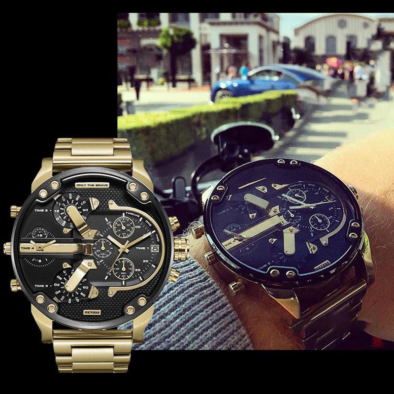 Koadclo | Stainless Steel Chronograph Quartz Watch – Premium Analog Sport Wristwatch for Men
