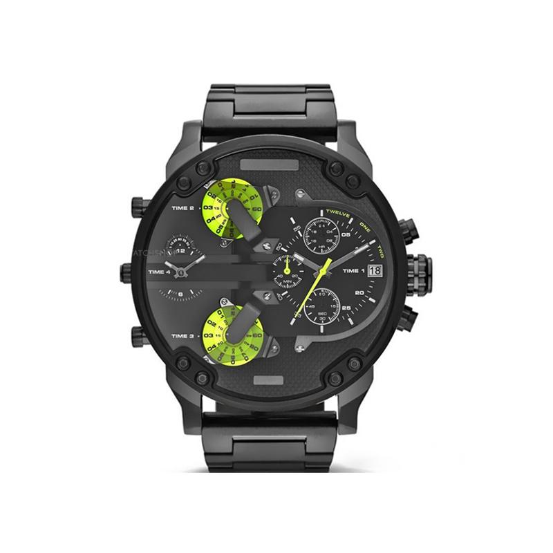 Koadclo | Stainless Steel Chronograph Quartz Watch – Premium Analog Sport Wristwatch for Men