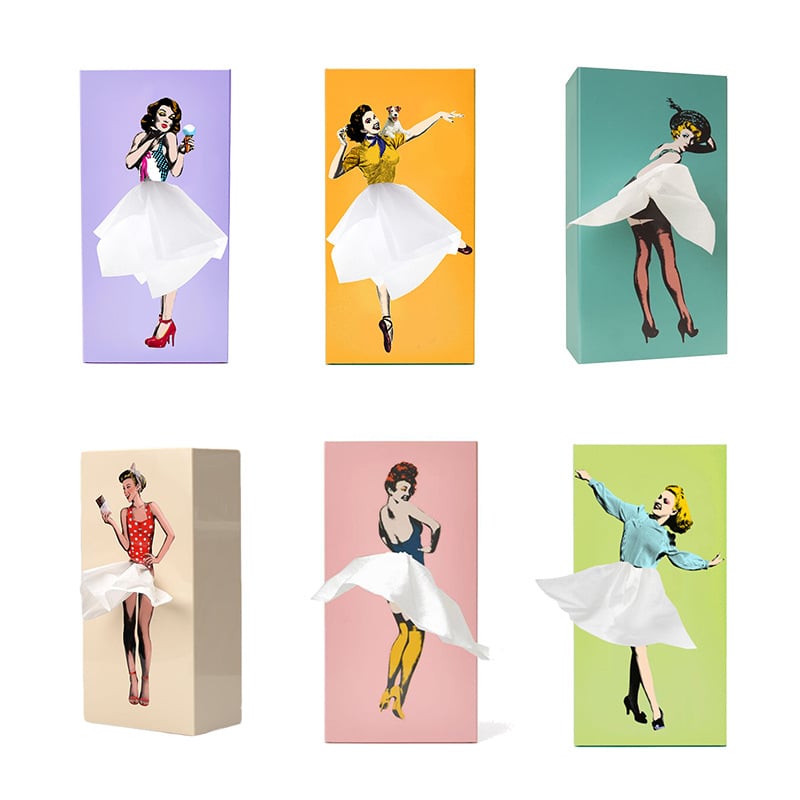 Koadclo | Flying Skirt Tissue Box