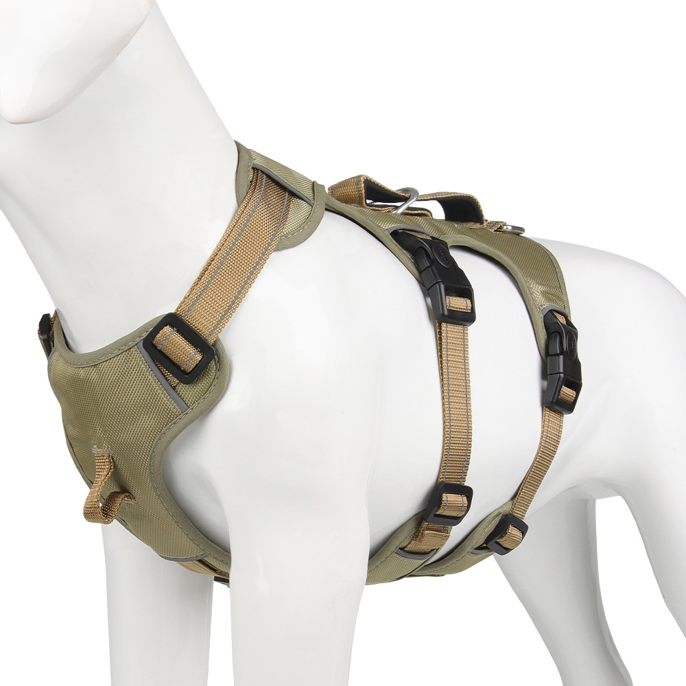 Koadclo | Reflective Anti-Pull Dog Harness – No-Pull Pet Vest with Handle, GripGuard
