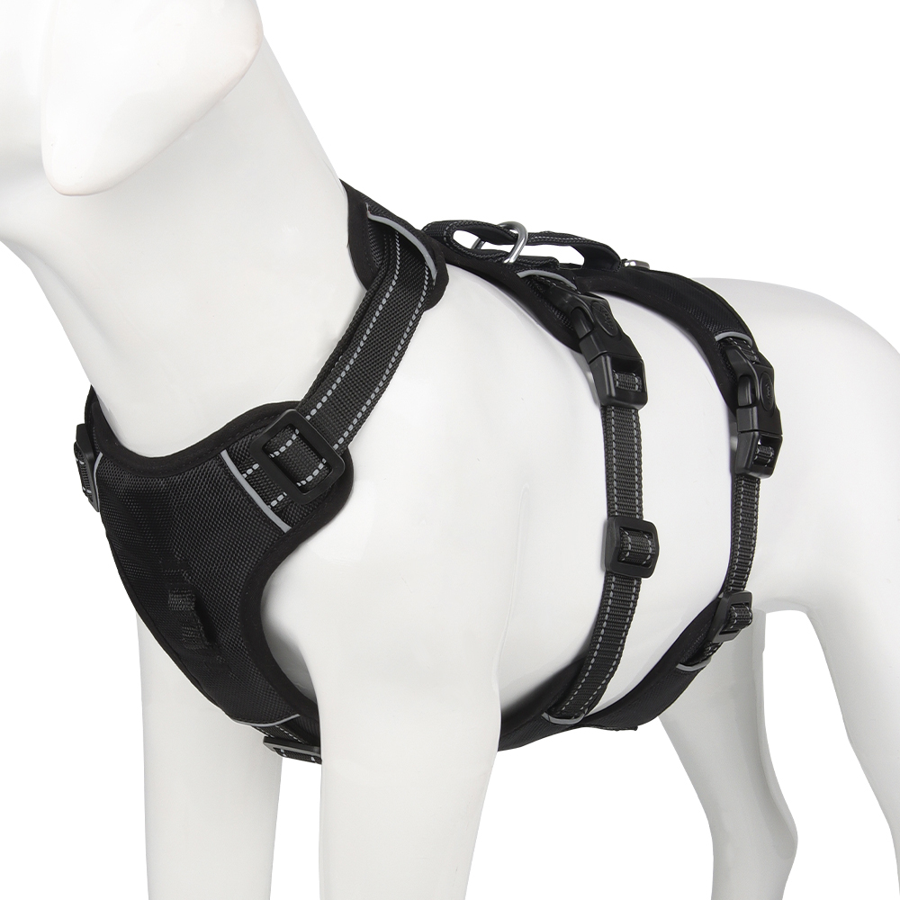 Koadclo | Reflective Anti-Pull Dog Harness – No-Pull Pet Vest with Handle, GripGuard