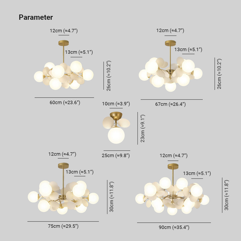 Koadclo | Flower Branch Chandelier for Living Room