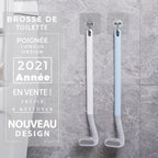 Koadclo | Long Handle Toilet Brush – Stainless Steel for Deep Cleaning