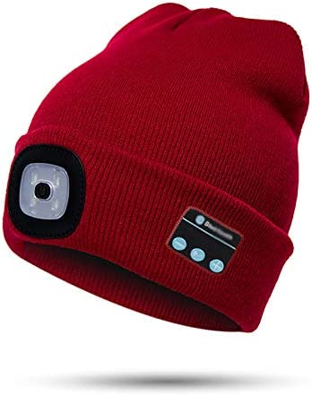 Koadclo | Bluetooth Beanie Hat with Light – Wireless Headphones Beanie for Winter & Hands-Free Calling