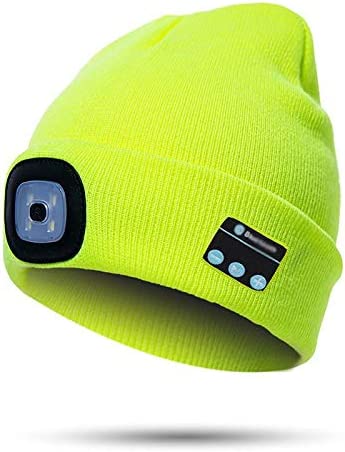Koadclo | Bluetooth Beanie Hat with Light – Wireless Headphones Beanie for Winter & Hands-Free Calling