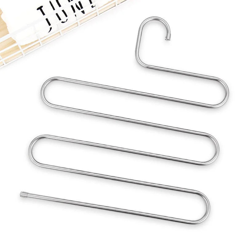 Koadclo | 5-Layer Stainless Steel S-Shape Clothes Hanger