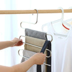 Koadclo | 5-Layer Stainless Steel S-Shape Clothes Hanger