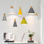 Koadclo | Minimalist Wooden Pendant Light – NordicLight Scandinavian Ceiling Lamp
