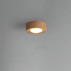 Koadclo | Walnut Ceiling Lamp with LED Spotlights – Modern Wood Light Fixture