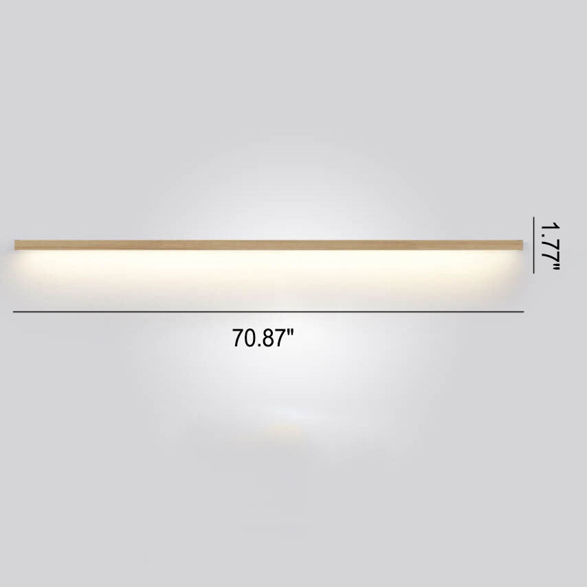 Koadclo | ZenBeam Japanese LED Wall Light - Solid Wood Modern Accent Lighting