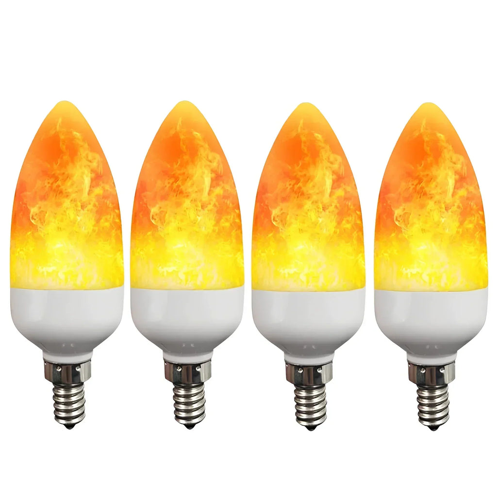 Koadclo | Flame Effect LED Lamp – 9W Realistic Fire Light for Home Ambiance
