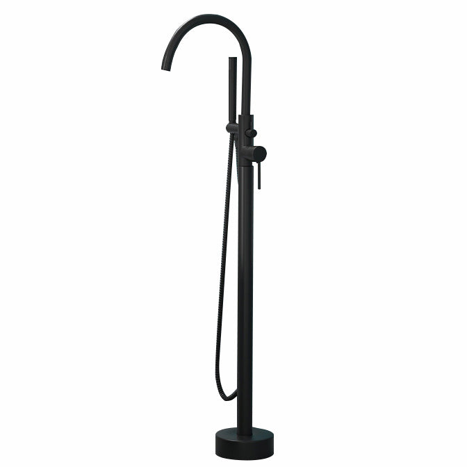 Koadclo | Modern Freestanding Bathtub Faucet - Copper Floor Mounted
