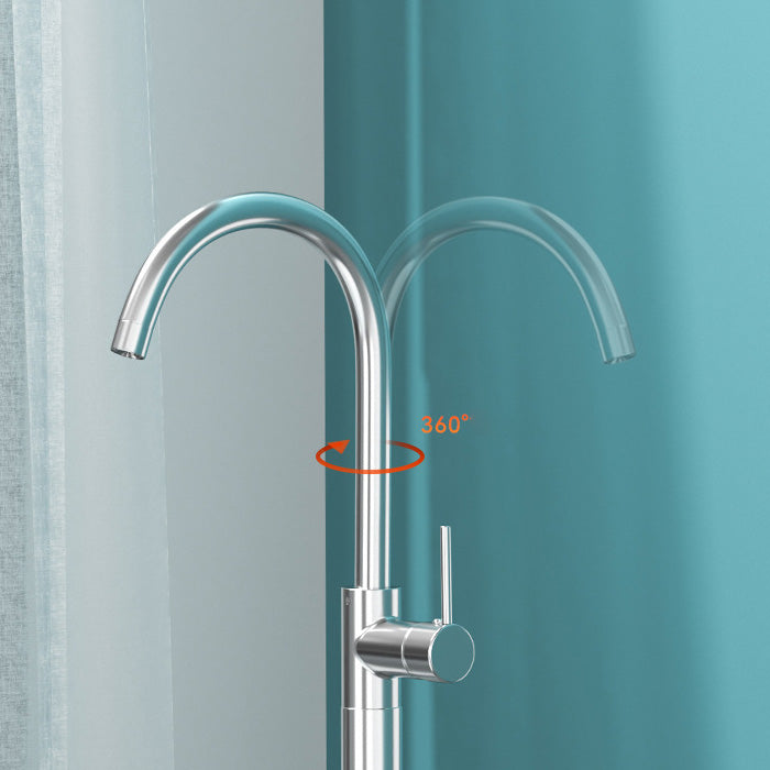 Koadclo | Modern Freestanding Bathtub Faucet - Copper Floor Mounted