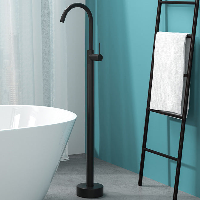 Koadclo | Modern Freestanding Bathtub Faucet - Copper Floor Mounted