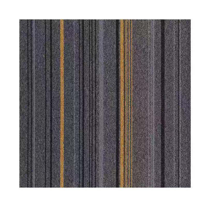 Koadclo | Dark Color Level Loop Carpet Tile – Non-Slip Self-Adhesive Indoor Office Carpet Squares