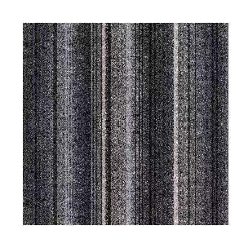 Koadclo | Dark Color Level Loop Carpet Tile – Non-Slip Self-Adhesive Indoor Office Carpet Squares