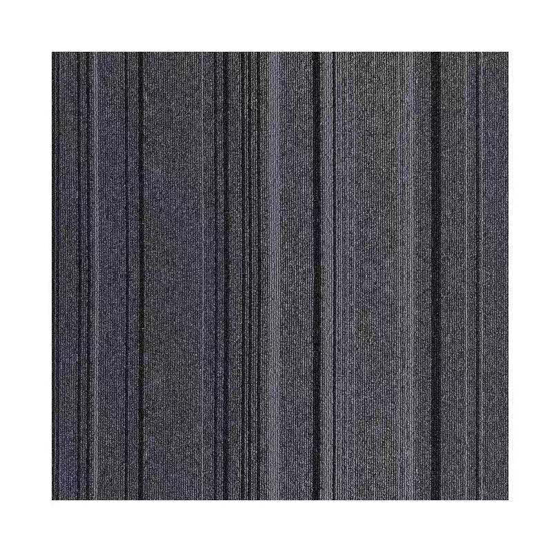 Koadclo | Dark Color Level Loop Carpet Tile – Non-Slip Self-Adhesive Indoor Office Carpet Squares
