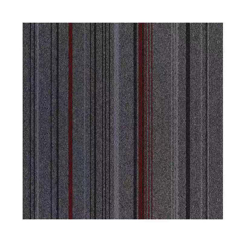 Koadclo | Dark Color Level Loop Carpet Tile – Non-Slip Self-Adhesive Indoor Office Carpet Squares