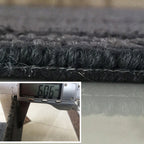 Koadclo | Dark Color Level Loop Carpet Tile – Non-Slip Self-Adhesive Indoor Office Carpet Squares