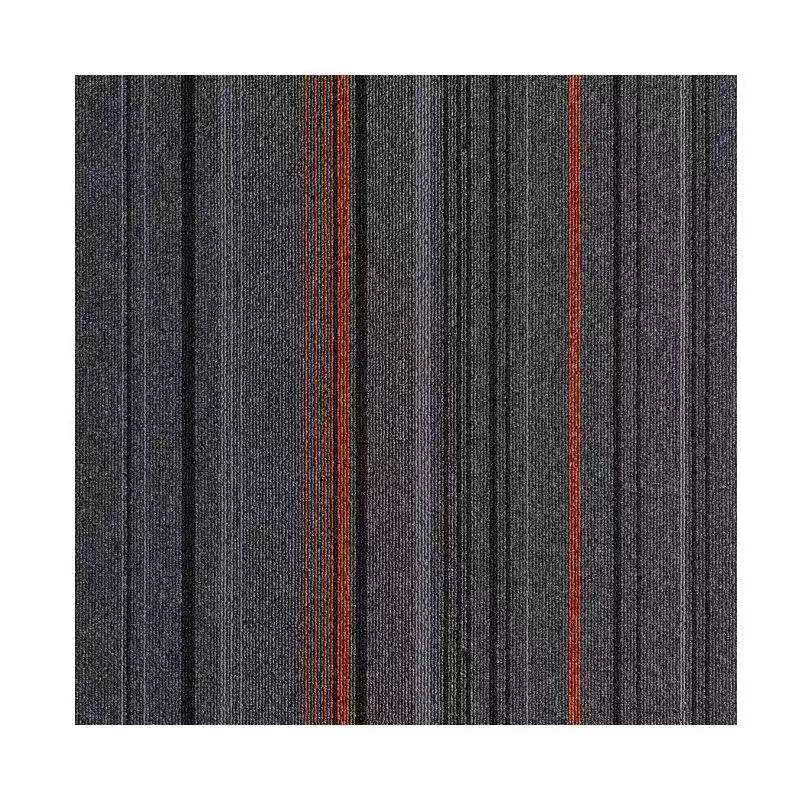 Koadclo | Dark Color Level Loop Carpet Tile – Non-Slip Self-Adhesive Indoor Office Carpet Squares