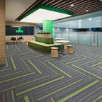 Koadclo | Dark Color Level Loop Carpet Tile – Non-Slip Self-Adhesive Indoor Office Carpet Squares