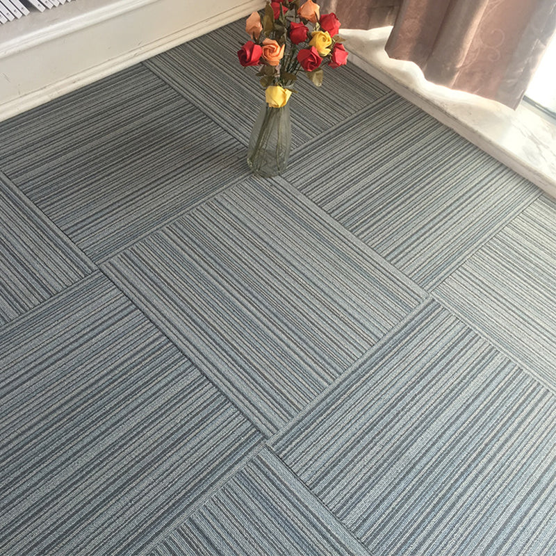 Koadclo | Dark Color Level Loop Carpet Tile – Non-Slip Self-Adhesive Indoor Office Carpet Squares
