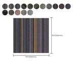 Koadclo | Dark Color Level Loop Carpet Tile – Non-Slip Self-Adhesive Indoor Office Carpet Squares